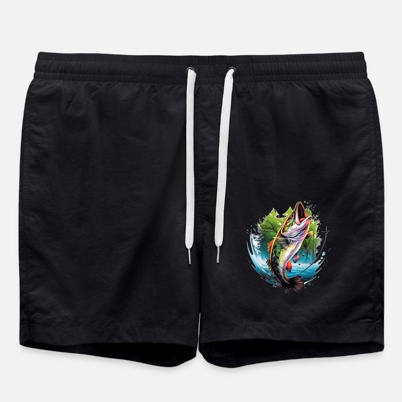 Poisson bar - Short de bain - noir