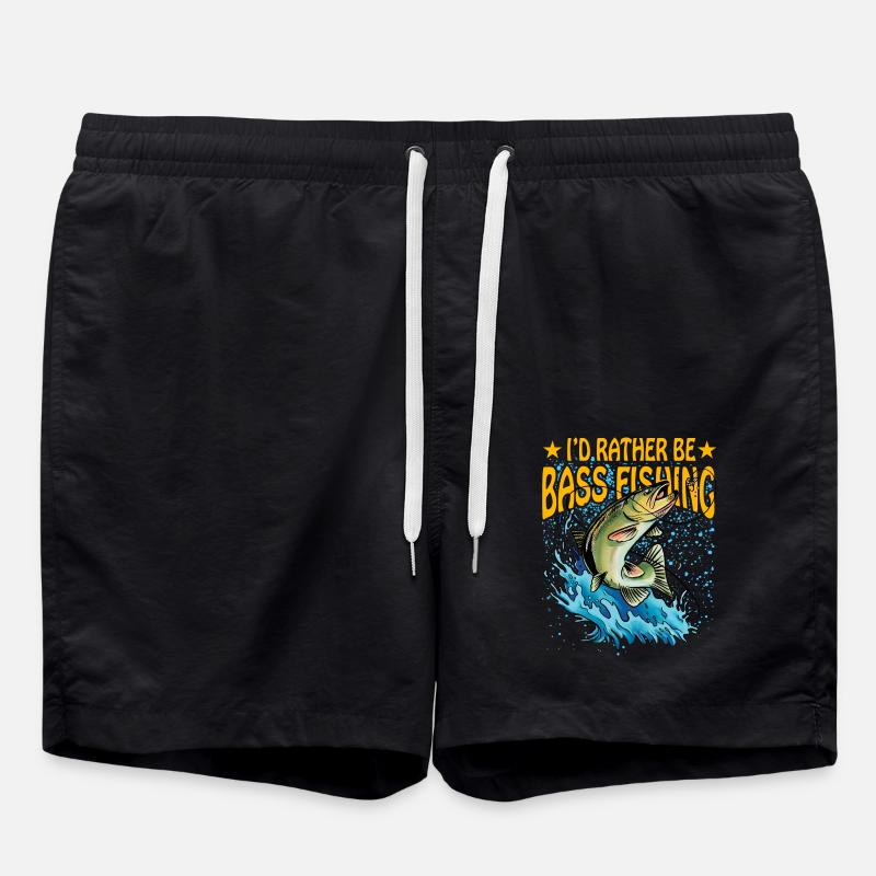 Je préfère pêcher l’achigan - Short de bain - noir