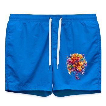 Bunte Weltenbaum Explosion - Badeshorts - Cobalt blue - Vorne