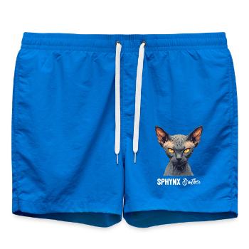 Sphynx Kätzchen Sphynx Katze - Badeshorts - Cobalt blue - Vorne