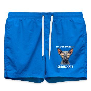Sphynx Kätzchen Sphynx Katze - Badeshorts - Cobalt blue - Vorne