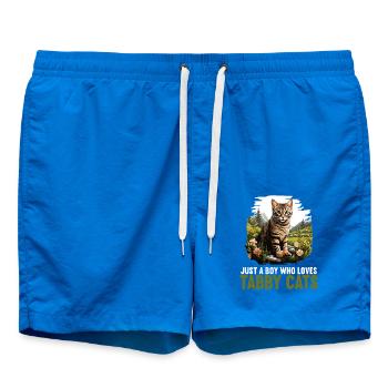 Chaton tigré chat tigré - Short de bain - cobalt blue - Devant