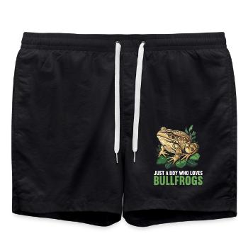 Grenouilles-taureaux Grenouille-taureau - Short de bain - noir - Devant - AI Model Male 185 light (185cm)