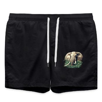 Éléphant Éléphant - Short de bain - noir - Devant - AI Model Male 185 light (185cm)