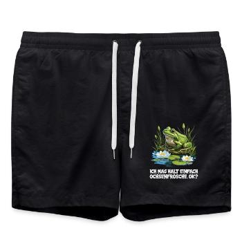 Bullfrogs Bullfrog - Swim Trunks - black - Front - AI Model Male 185 light (185cm)