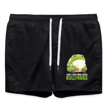 Grenouilles-taureaux Grenouille-taureau - Short de bain - noir - Devant - AI Model Male 185 light (185cm)