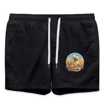Agamen Agame - Short de bain - noir - Devant - AI Model Male 185 light (185cm)