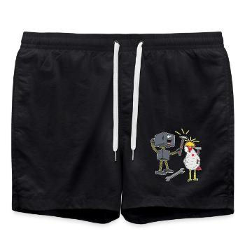 Technologie de machine à outils pour poulets Artisan Robotter - Short de bain - noir - Devant - AI Model Male 185 light (185cm)