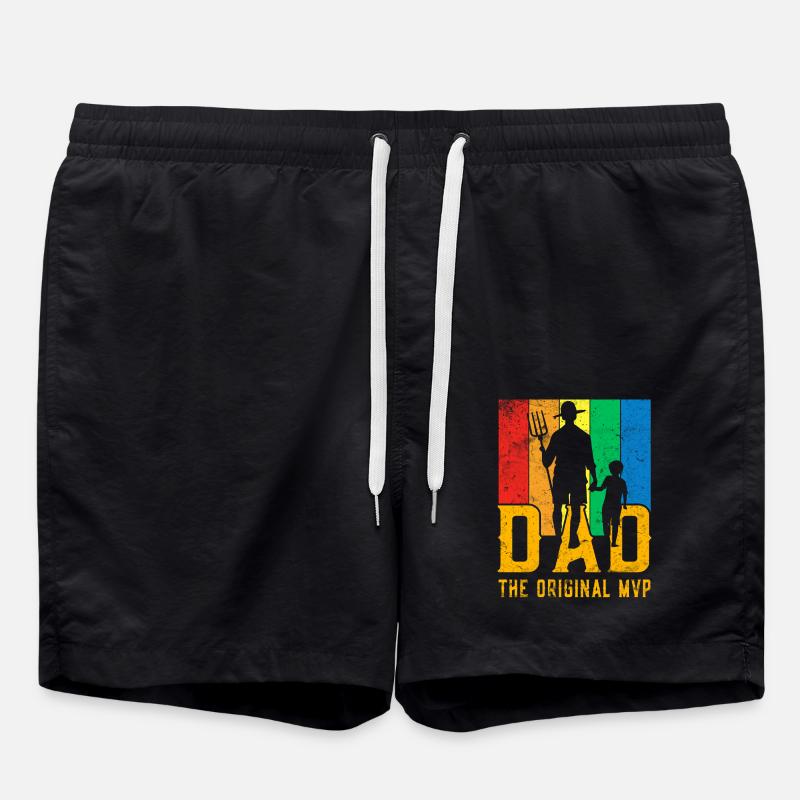 Dad the Original - Swim Trunks - black