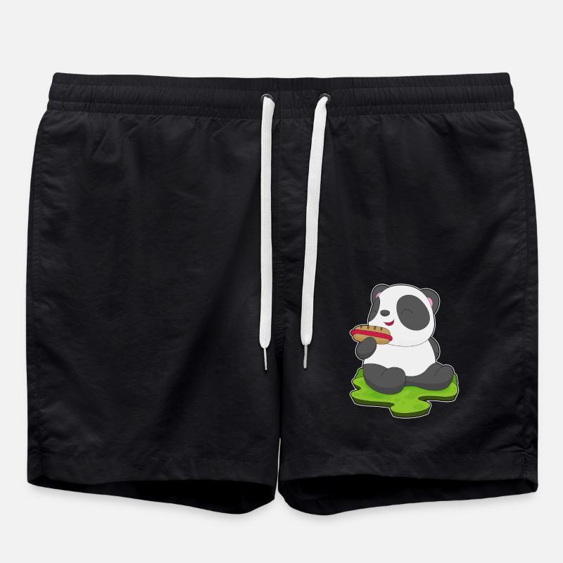 Hot-dog Panda - Short de bain - noir