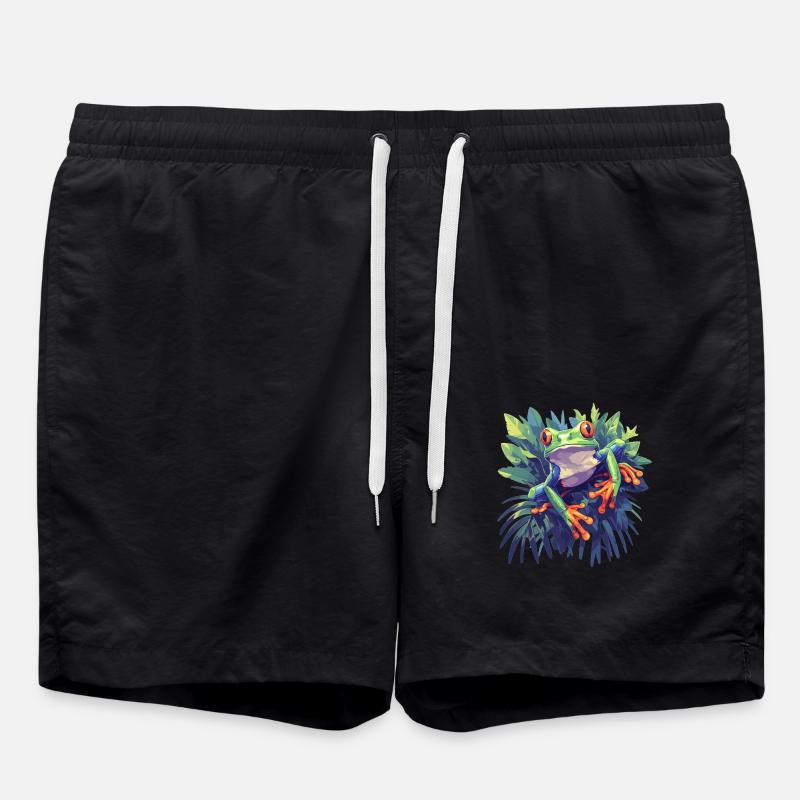 Rainette Baumfrösche Baumfrosch - Short de bain - noir