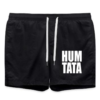Humtata Marching Band Brass Band Big Band Tätära - Swim Trunks - black - Front - AI Model Male 185 light (185cm)