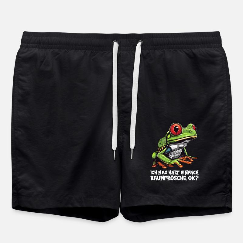 Rainette Baumfrösche Baumfrosch - Short de bain - noir