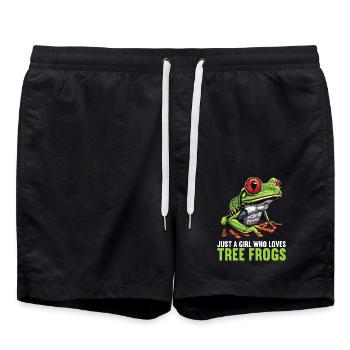 Rainette Baumfrösche Baumfrosch - Short de bain - noir - Devant - AI Model Male 185 light (185cm)
