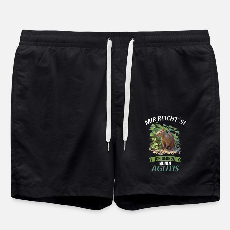 Agouti Agutis Aguti - Swim Trunks - black