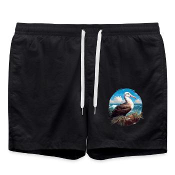Albatross Albatrosse Albatros - Badeshorts - Schwarz - Vorne - AI Model Male 185 light (185cm)