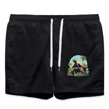Giant tortoises Giant tortoise - Swim Trunks - black - Front - AI Model Male 185 light (185cm)