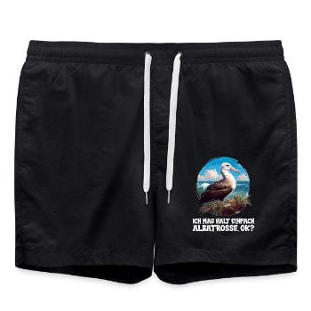 Albatross Albatrosse Albatros - Badeshorts - Schwarz - Vorne - AI Model Male 185 light (185cm)