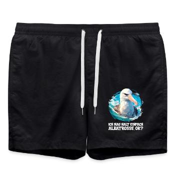 Albatross Albatrosse Albatros - Badeshorts - Schwarz - Vorne - AI Model Male 185 light (185cm)