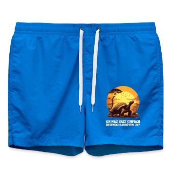Riesenschildkröten Riesenschildkröte - Badeshorts - Cobalt blue - Vorne