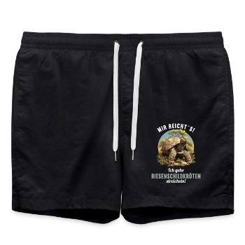 Giant tortoises Giant tortoise - Swim Trunks - black - Front - AI Model Male 185 light (185cm)