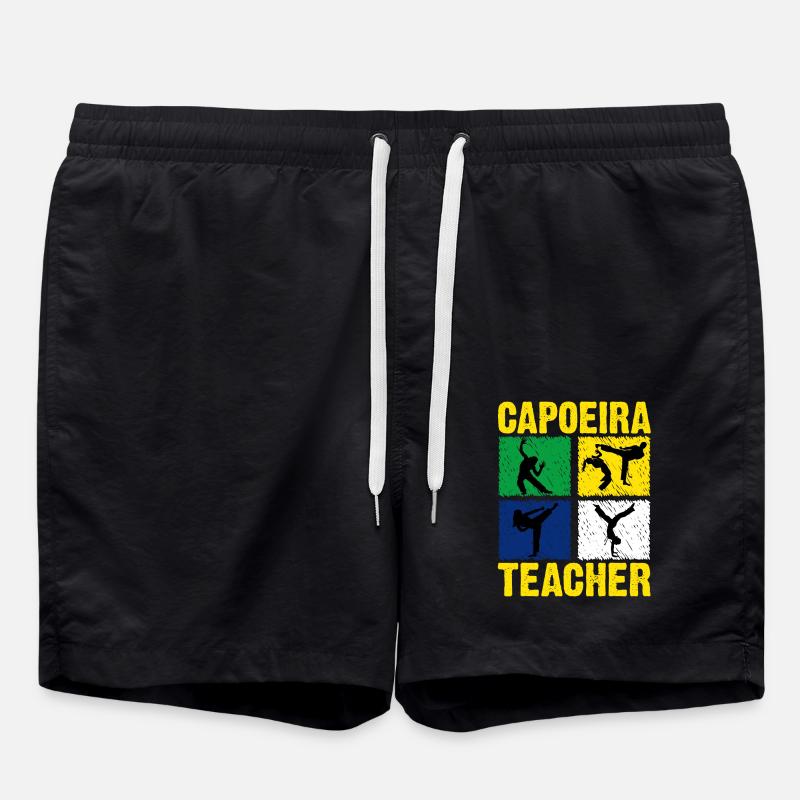 Capoeira Teacher - Swim Trunks - black