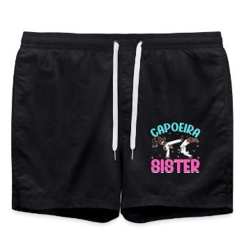 Sœur Capoeira - Short de bain - noir - Devant - AI Model Male 185 light (185cm)