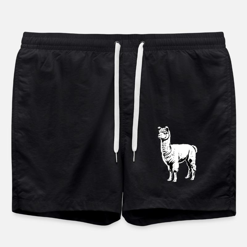 Alpaga Alpagas Alpaga - Short de bain - noir