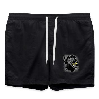 Halloween Cat Cats Kitten - Swim Trunks - black - Front - AI Model Male 185 light (185cm)