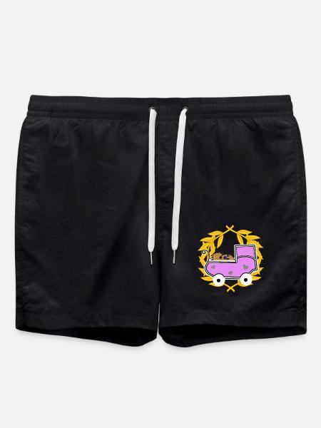 Cacahuète Enceinte Grossesse Naissance Bébé - Short de bain - noir
