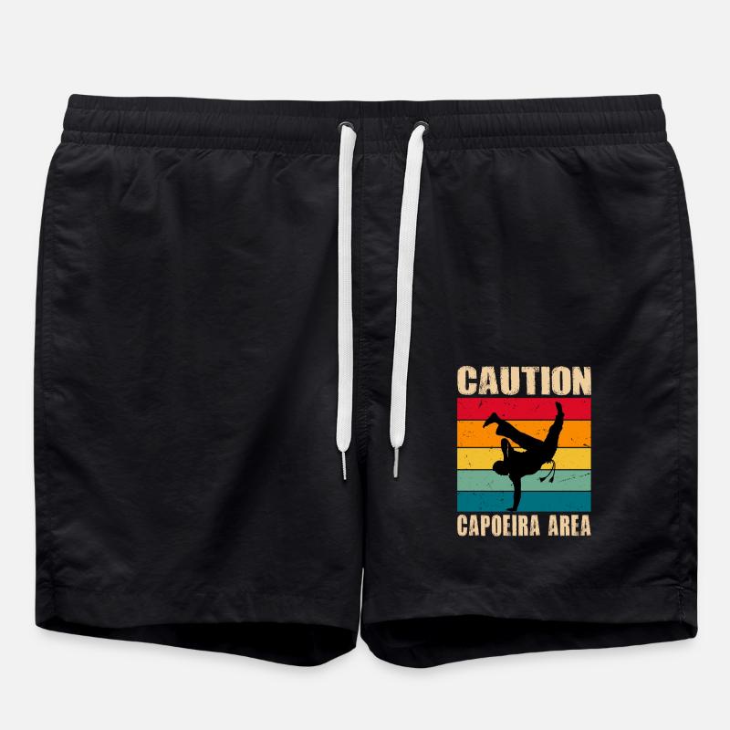 Attention Zone de Capoeira - Short de bain - noir
