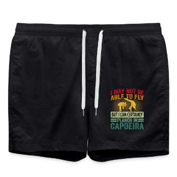 Je ne suis peut-être pas capable de voler, mais je peux certainement - Short de bain - noir - Devant - AI Model Male 185 light (185cm)