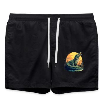 Alligatoren Alligator - Short de bain - noir - Devant - AI Model Male 185 light (185cm)