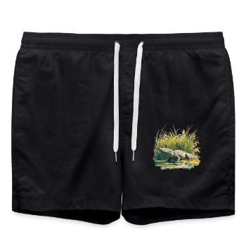 Alligatoren Alligator - Short de bain - noir - Devant - AI Model Male 185 light (185cm)