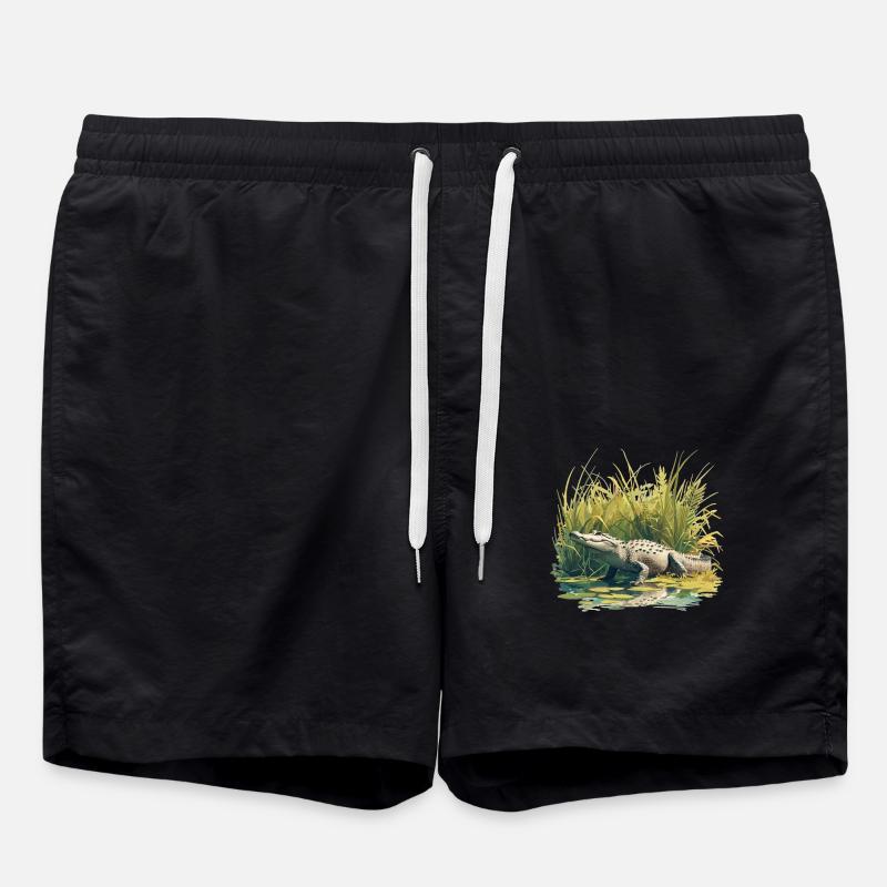 Alligatoren Alligator - Swim Trunks - black
