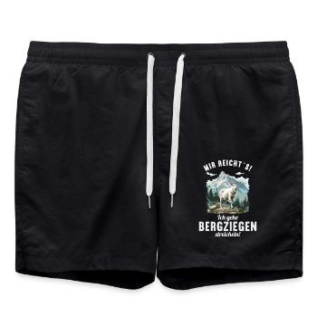 Alpine Goat Mountain Goats Mountain Goat - Swim Trunks - black - Front - AI Model Male 185 light (185cm)