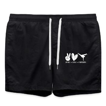 Capoeira - Swim Trunks - black - Front - AI Model Male 185 light (185cm)