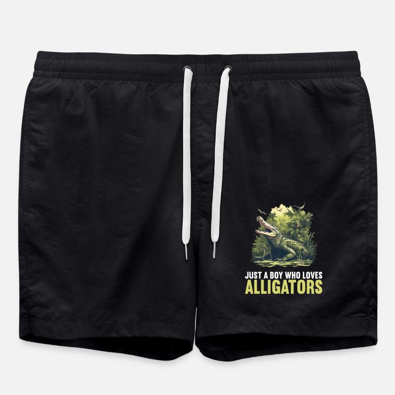 Alligatoren Alligator - Badeshorts - Schwarz