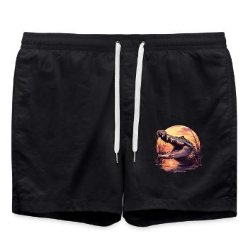 Alligatoren Alligator - Short de bain - noir - Devant - AI Model Male 185 light (185cm)