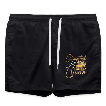 Reine du cheesesteak Philly - Short de bain - noir - Devant - AI Model Male 185 light (185cm)