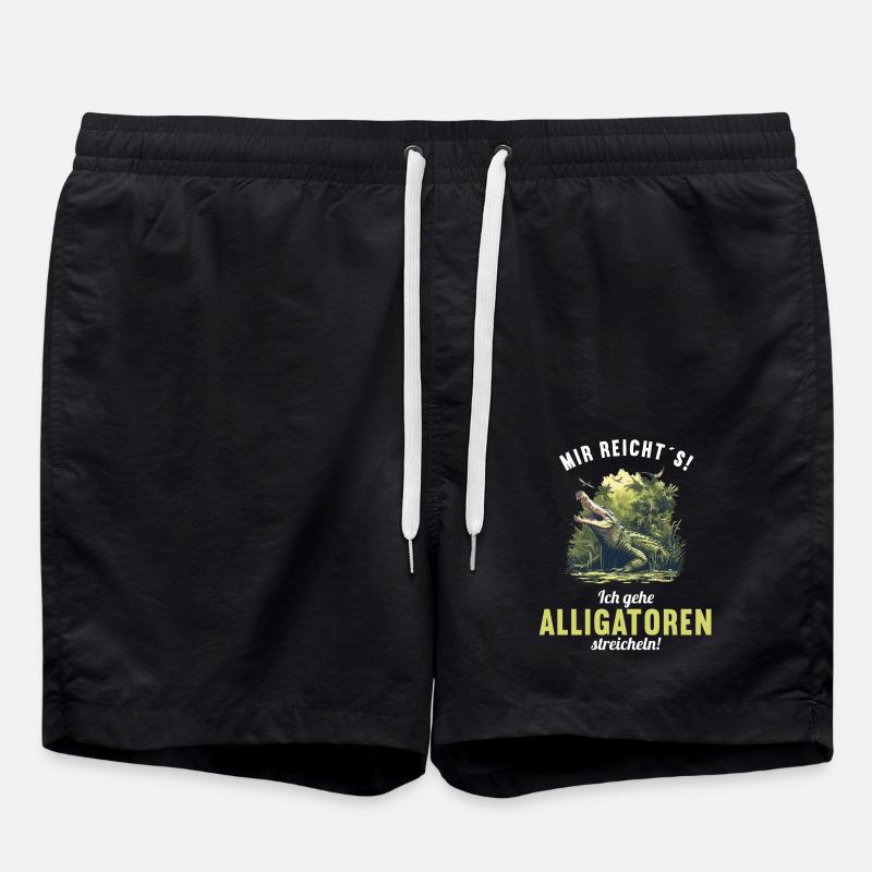 Alligatoren Alligator - Swim Trunks - black