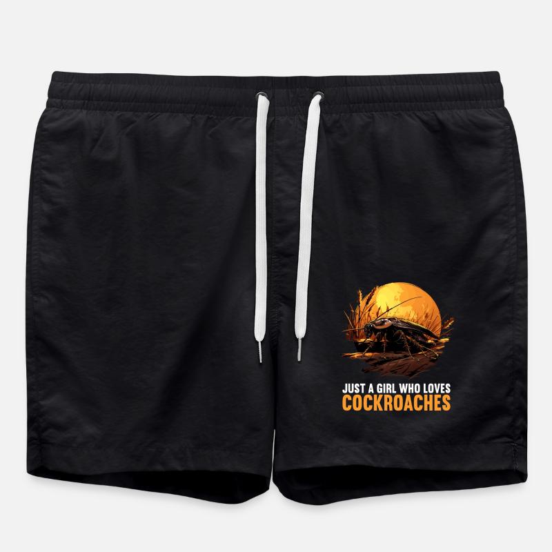 Cockroach Kakerlaken Kakerlake - Badeshorts - Schwarz