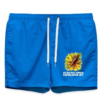 Cockroach cockroaches cockroach - Swim Trunks - cobalt blue - Front