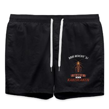 cafards cafards cafards cafard - Short de bain - noir - Devant - AI Model Male 185 light (185cm)