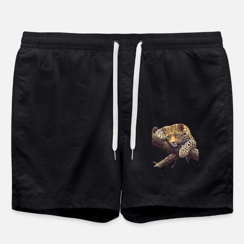 Léopard léopard - Short de bain - noir