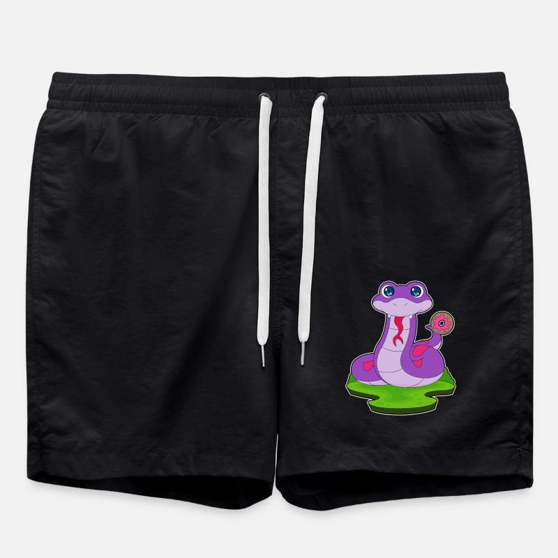 Beignet de serpent - Short de bain - noir