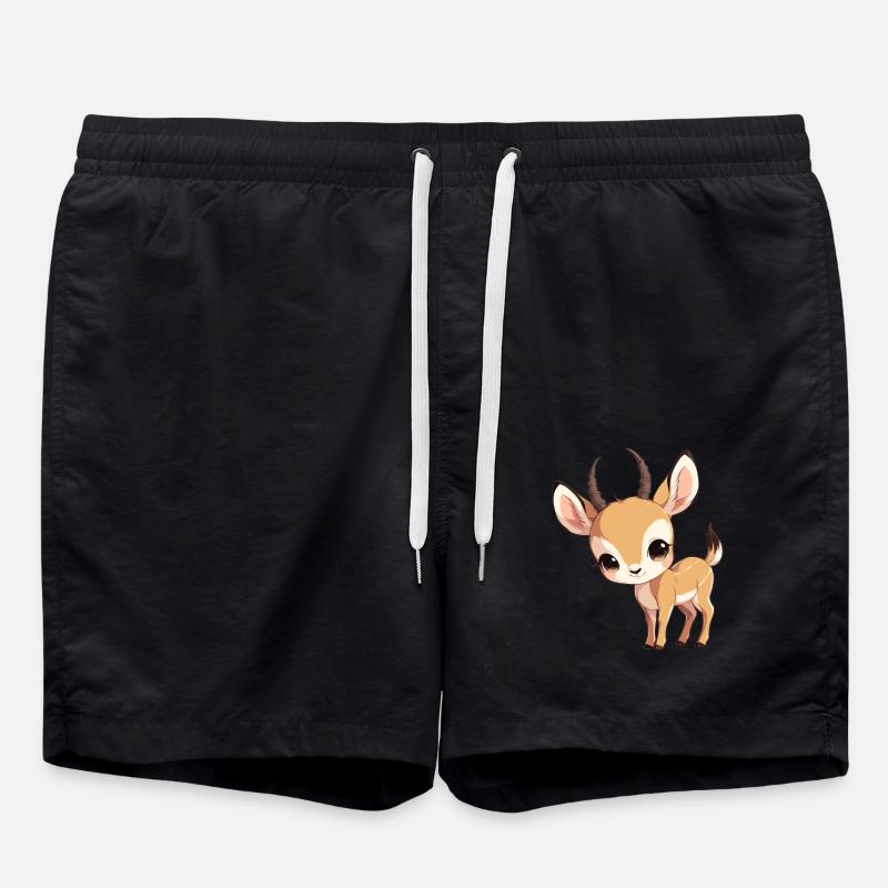 Antelope Antilopen Antilope - Swim Trunks - black