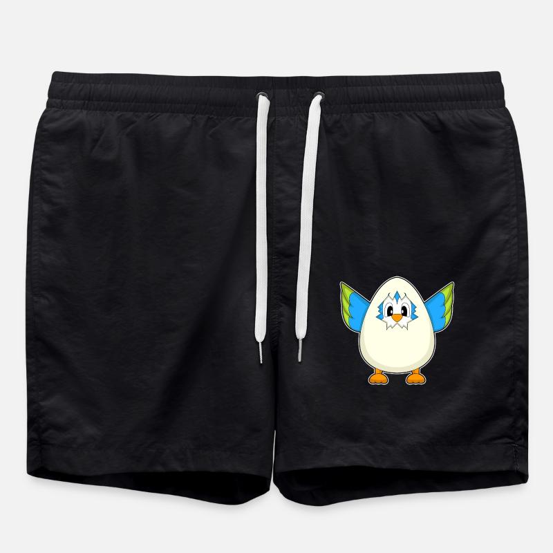 Parrot Egg - Swim Trunks - black