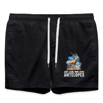 Antilope Antilope ouverte - Short de bain - noir - Devant - AI Model Male 185 light (185cm)