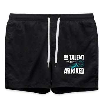 The Padel talent has arrived - Swim Trunks - black - Front - AI Model Male 185 light (185cm)